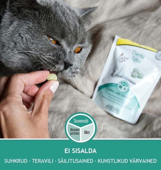 Tabletikujuline maius kassile, suutervist toetav Every Day Denta Tabs (GimCat)