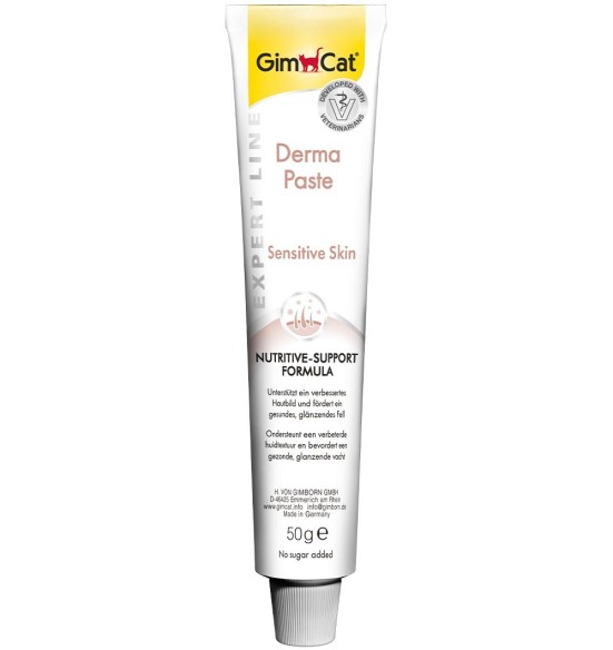Derma pasta kassile, naha ja karvastiku tervist toetav Derma Paste Expert LIne (GimCat)