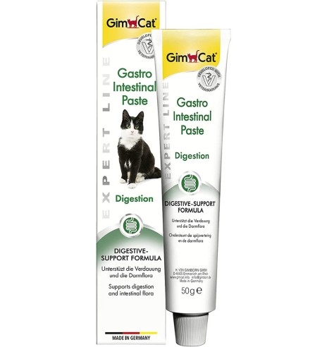 Паста для поддержки пищеварения у кошек Gastro Intestinal Paste Expert LIne (GimCat)