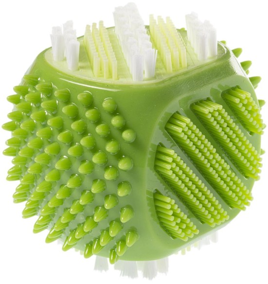 Mänguasi koerale, kuubik harjastega, hambaid puhastava efektiga (Gim Dog)