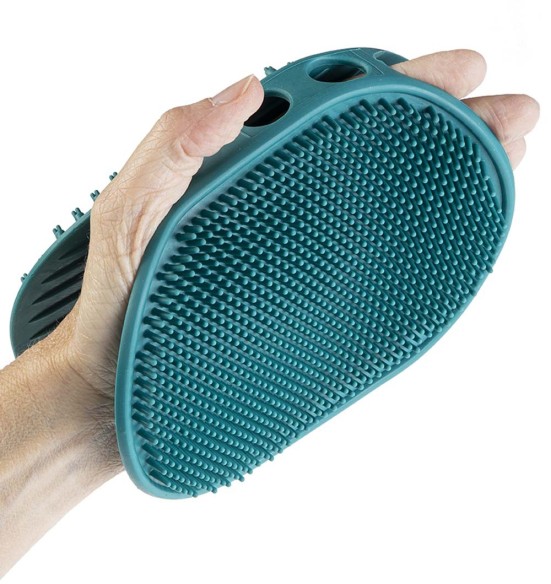 Двусторонняя резиновая массажная щетка для собак (GimDog)
