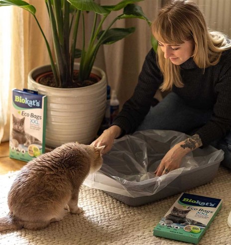 Пакеты для лотка 12 шт Eco Bags XXL (GimCat)