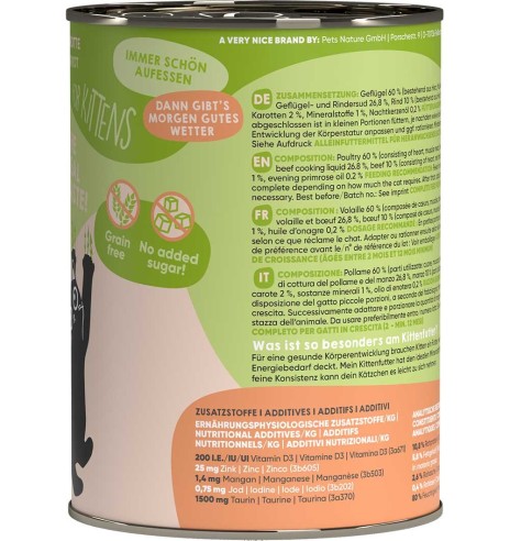 Lucky Lou konserv kassipojale kodulinnu- ja veiselihaga, teraviljavaba 400 g