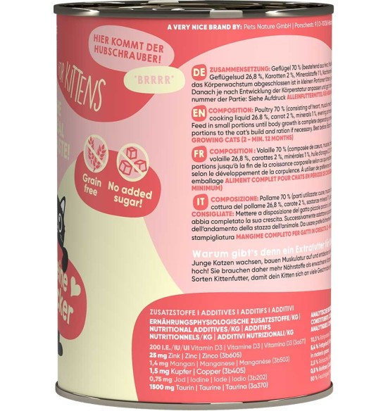 Lucky Lou konserv kassipojale kodulinnulihaga, teraviljavaba 400 g kotikeses