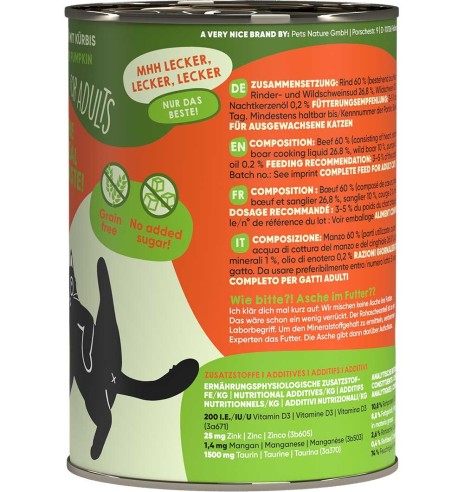 Lucky Lou konserv kassile veise- ja metssealihaga, teraviljavaba