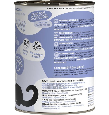 Lucky Lou Sterilized konserv steriliseeritud kassile kodulinnulihaga, teraviljavaba