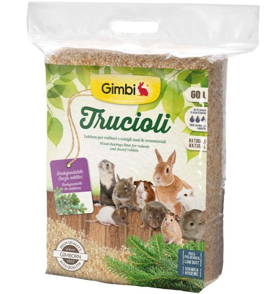 Allapanu saepurust, närilistele ja kääbusküülikutele, erinevad suurused (Gimbi)