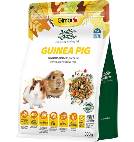 Полнорационный корм Mother Nature для морских свинок, 800 г (Gimbi)
