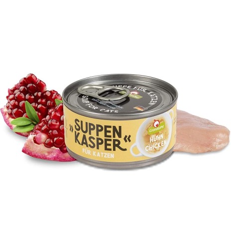 SUPPENKASPER kanaliha ja rikkaliku kanapuljongiga supp-konserv kassidele, teraviljavaba (Granata Pet)