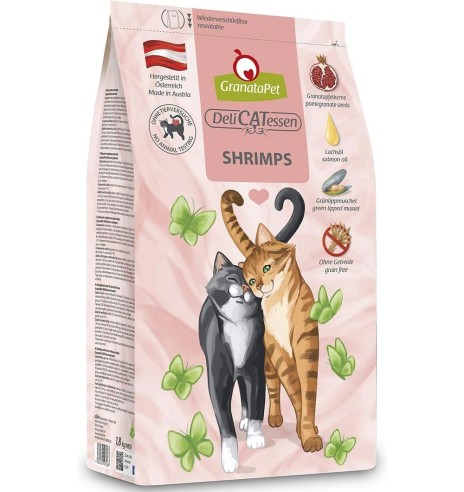 GranataPet сухой корм для кошек С КРЕВЕТКАМИ, беззерновой (GranataPet)