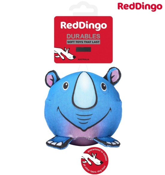 Eriti vastupidav pall-mänguasi koerale NINASARVIK Riley the Rhino Durable (Red Dingo) Eriti vastupidav pall-mänguasi koerale NINASARVIK Riley the Rhino Durable (Red Dingo)