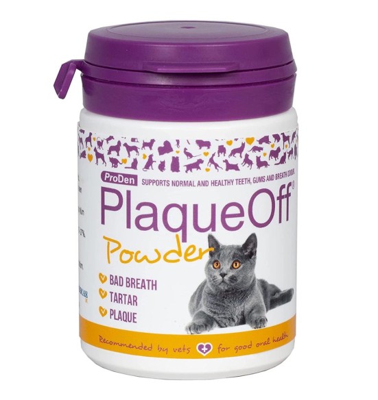 Порошок для ухода за зубами для кошек PlaqueOff Cat