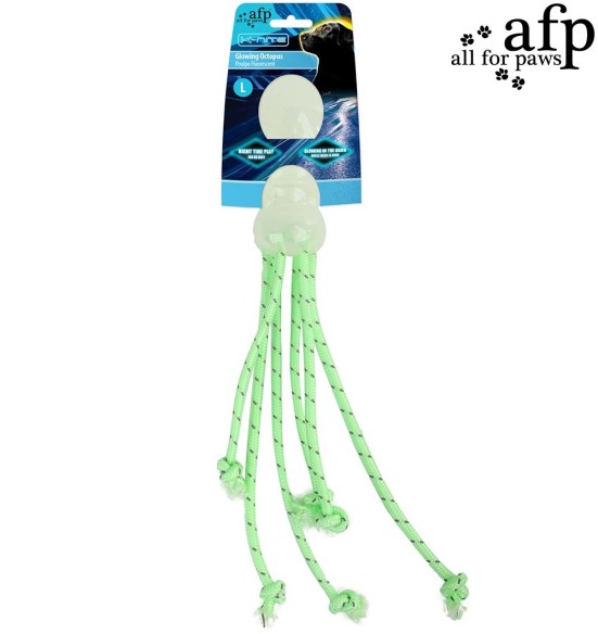 Pimedas helendav mänguasi koerale Glowing Octopus (AFP - K-Nite) Pimedas helendav mänguasi koerale Glowing Octopus (AFP - K-Nite)