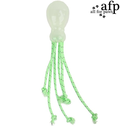 Светящаяся в темноте игрушка для собак Glowing Octopus (AFP - K-Nite)