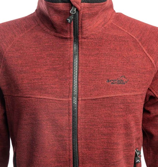 Fliis-dressipluus naistele, punane, Hiker (Arrak Outdoors)