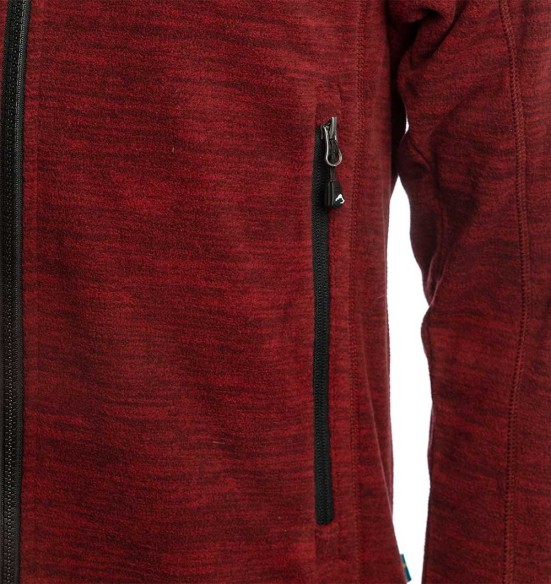 Fliis-dressipluus naistele, punane, Hiker (Arrak Outdoors)