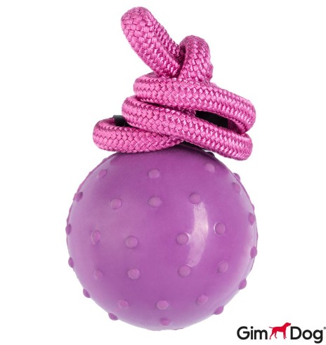 Pall kummist, nöör aasaga Ø 65 mm (GimDog)