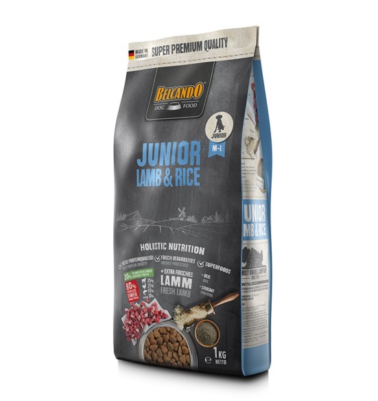 BELCANDO kuivtoit juunior-kutsikale, lambaliha ja riisiga (JUNIOR LAMB & RICE)