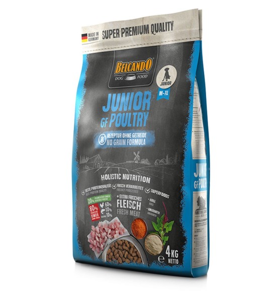 BELCANDO kuivtoit juunior-kutsikale, teraviljavaba, kodulinnulihaga (JUNIOR GF POULTRY)