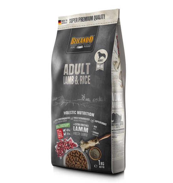 BELCANDO kuivtoit koerale, lambaliha ja riisiga (ADULT LAMB & RICE)