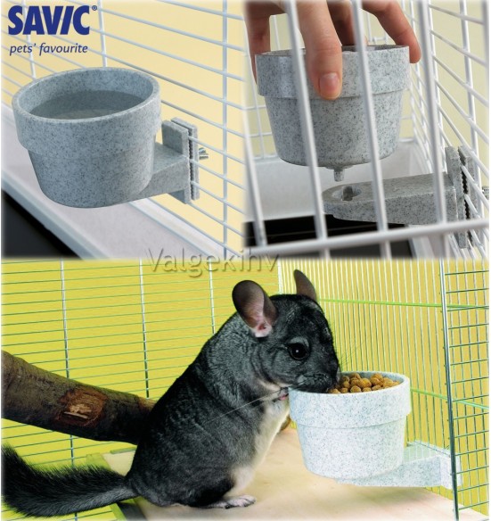 CROCK миска с креплением на клетку (Savic)