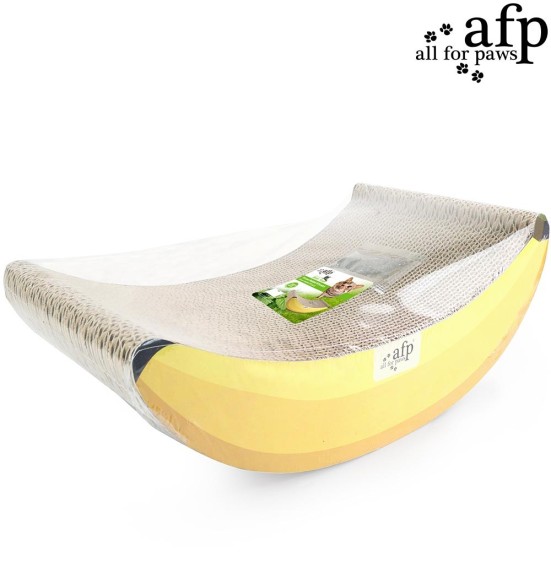 Kassi kraapimisalus kartongist Banana Wobble’N’Scratch (AFP - Green Rush)