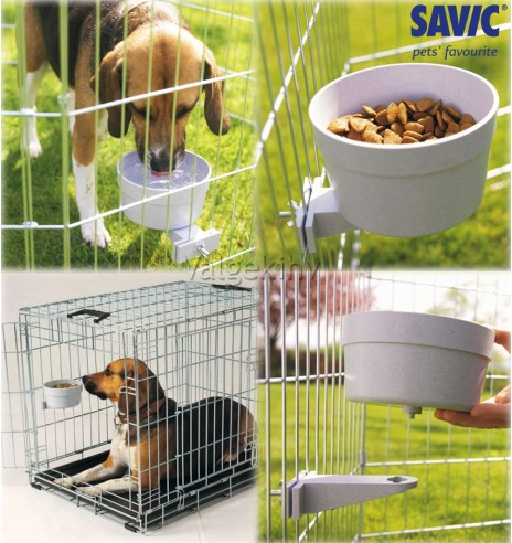 CROCK миска с креплением на клетку (Savic)