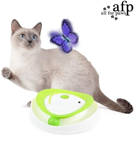 Интерактивная игрушка для кошек Roll Around Flutter Bug (AFP)