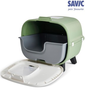 Декоративный кошачий туалет на ножках, отделка - искусственная кожа Mira De Luxe Toilet Home (Savic) 2