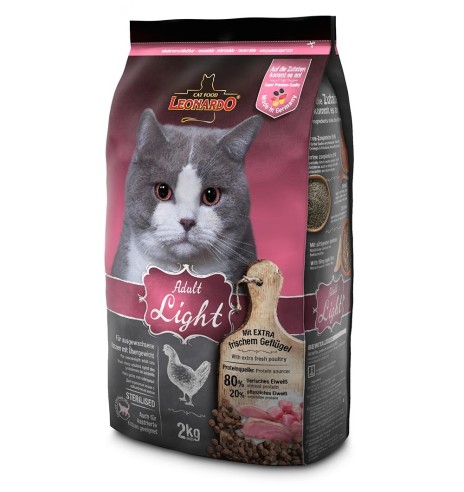 LEONARDO LIGHT сухой корм для стерилизованных кошек или кошек с избыточным весом