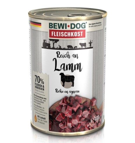 BEWI DOG Meat Selection консервированный корм для собак, с бараниной