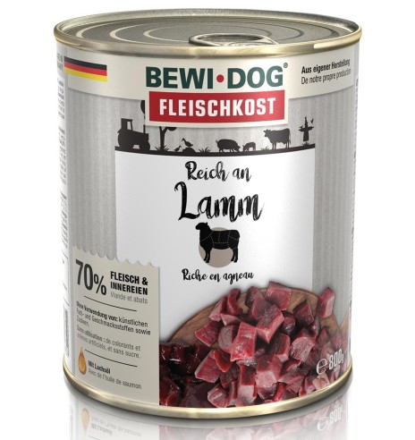 BEWI DOG Meat Selection konserv koerale, lambalihaga