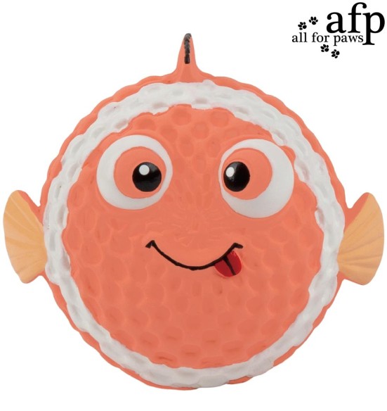 Mänguasi koerale, lateksist pallikujuline klounkala Bouncy Clown Fish (AFP - ZooTex)