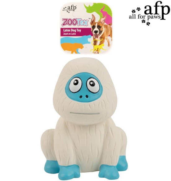Игрушка для собак, латексный cнежный человек Yolanda The Yeti (AFP - ZooTex)