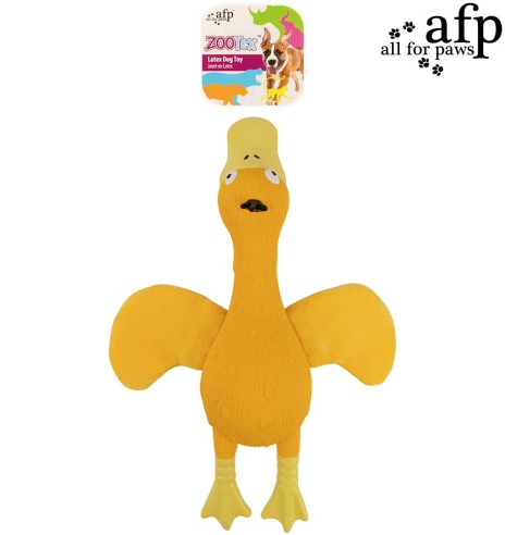 Игрушка для собак, латексная утка Soft Wing Duck (AFP - ZooTex)