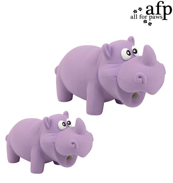 Mänguasi koerale, lateksist ninasarvik Reginald The Rhino (AFP - ZooTex)