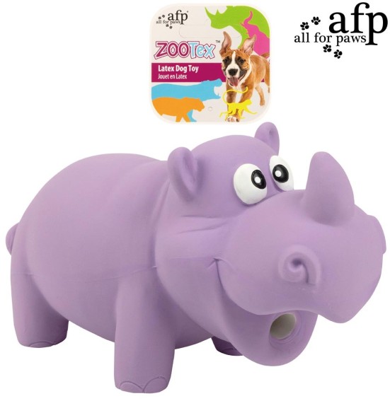 Игрушка для собак, латексный носорог Reginald The Rhino (AFP - ZooTex)