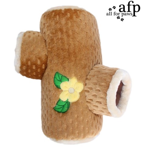 Mänguasi nuuskimiseks - õõnes puutüvi orava ja rebasega Tree Trunk Burrow With Squirrel And Fox Toys (AFP - Dig It)