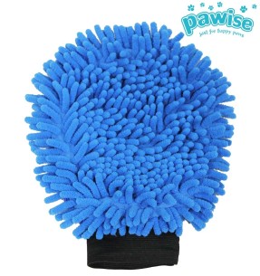 Перчатка для вычесывания шерсти и массажа у домашних животных (Pawise) – Harjamiskindad – Pawise – Valgekihv 2