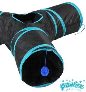 Tunnel kassile, hall, Vintage-Cat Tunnel Grey (AFP - Vintage Cat)–Tunnelid–AFP - All For Paws–Valgekihv 2