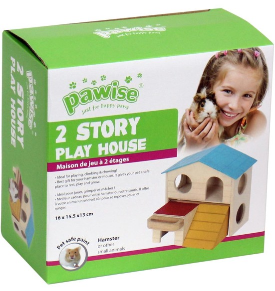 Двухэтажный игровой домик для мелких животных 2 Story Play House (Pawise)