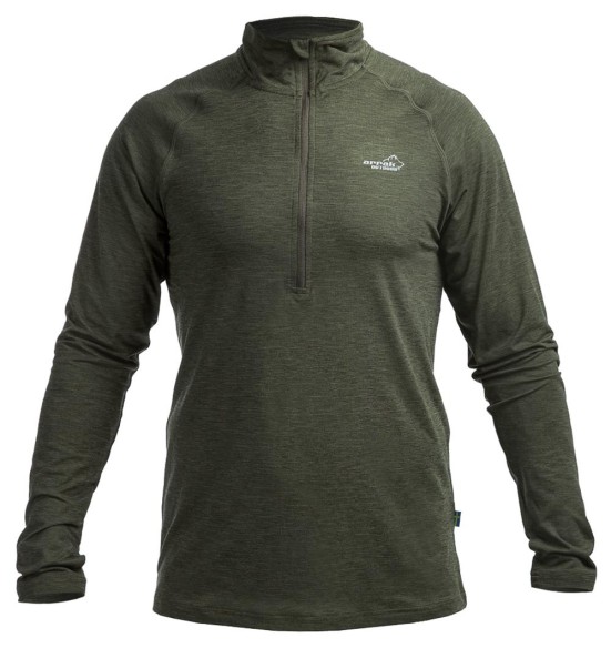 Свитер мужской, супер мягкий, оливково-зеленый, Action Top (Arrak Outdoor)
