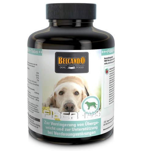 Пищевая добавка для собак Belcando FIBER-TABS, контроль веса, здоровье пищеварения