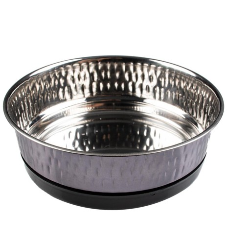 Kauss harjatud roostevabast terasest Glossy Fix Black (Duvoplus)