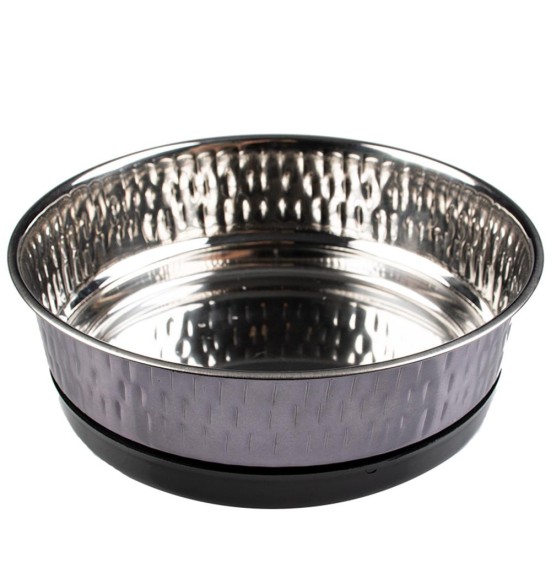 Kauss harjatud roostevabast terasest Glossy Fix Black (Duvoplus)