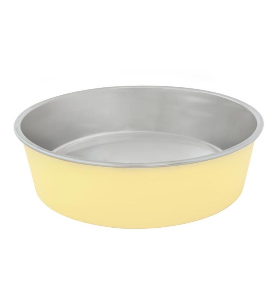 Kauss harjatud roostevabast terasest Matte Fix Yellow (Duvoplus)