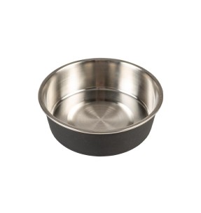 Dekoratiivne kauss, must / roostevaba, libisemiskindel, erinevad suurused Hammered Golden–Metallkausid–Chadog–Valgekihv 2