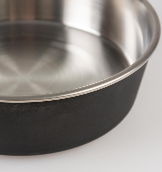 Kauss harjatud roostevabast terasest Matte Fix Black (Duvoplus)