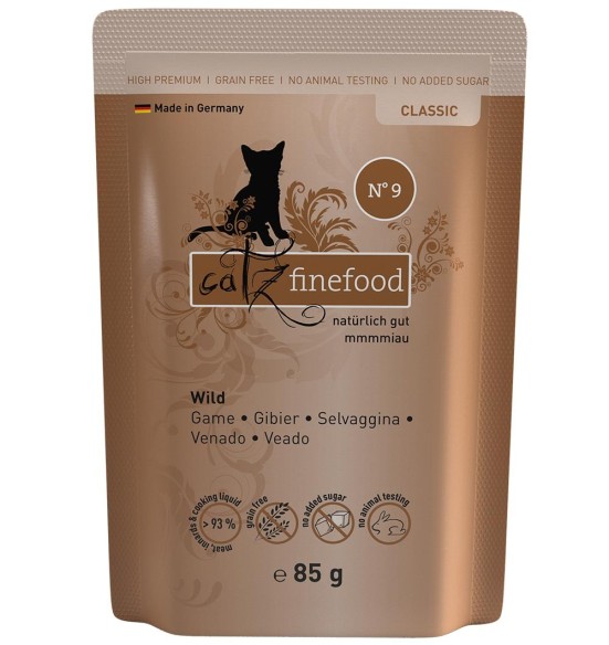 Classic N°9 ULUKILIHAGA (70%), teraviljavaba kassieine kotike (Catz Finefood)