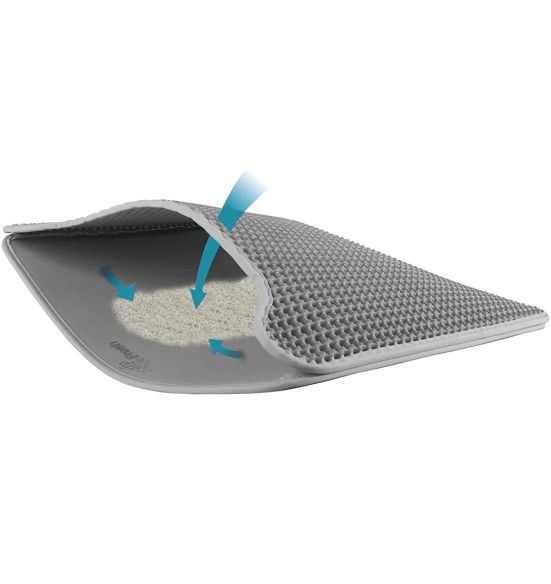 Коврик для кошачьего туалета, двухслойный, с сотовой структурой Trap Litter Mat (AFP - Go Fresh)